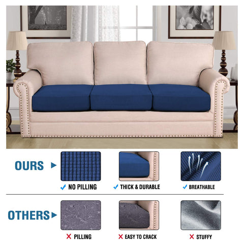 Detalle-jaquard-cuadros pequeños en funda H.VERSAILTEX