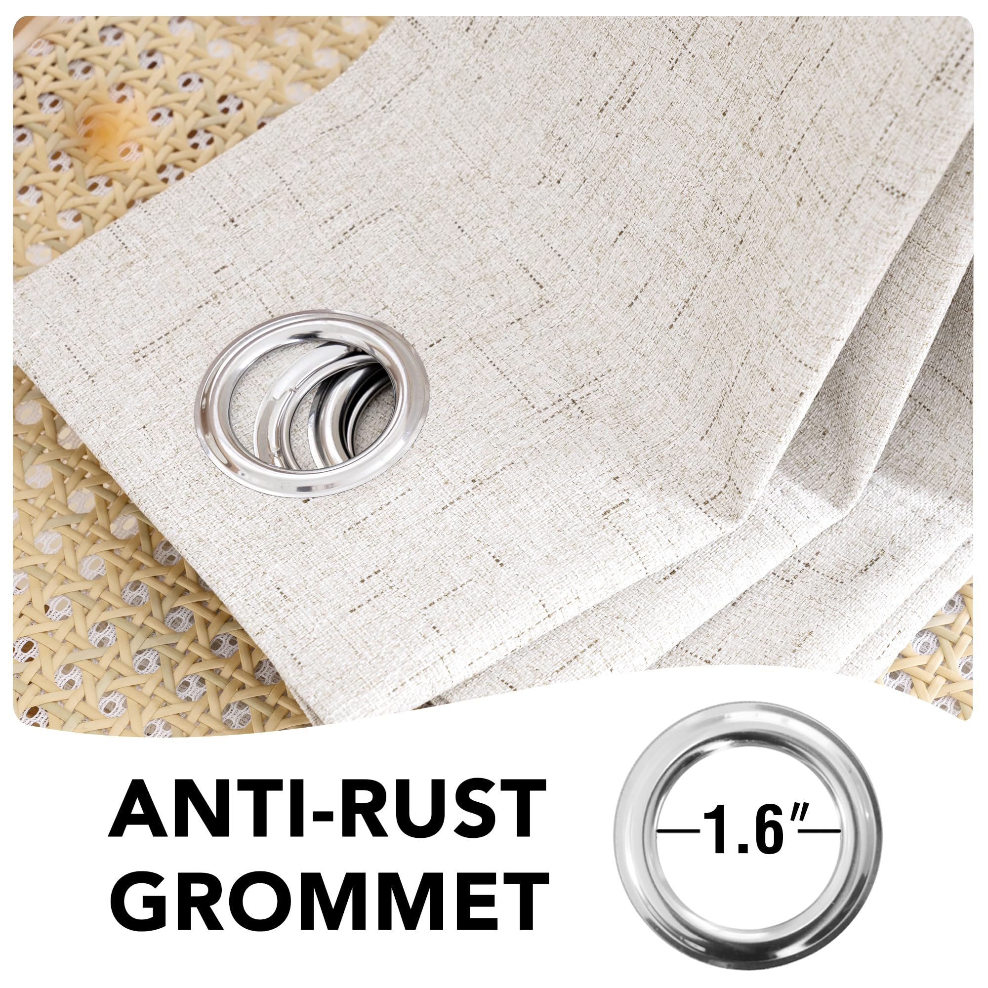 Cortinas H.VERSAILTEX bloquean luz y reducen ruido para un ambiente tranquilo