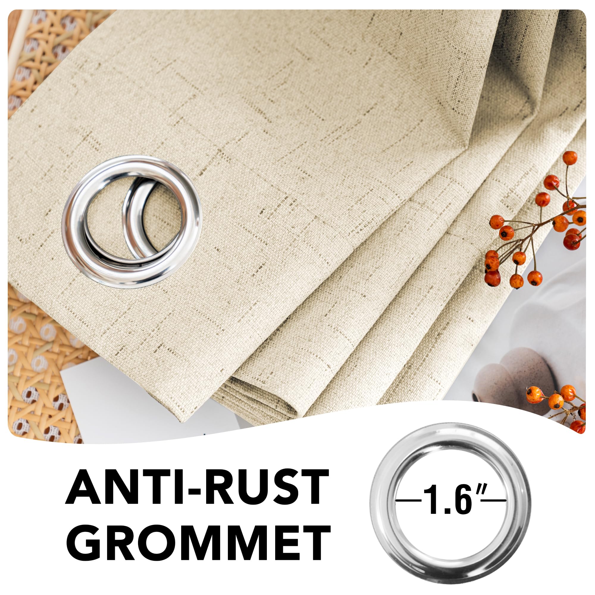 Dos paneles H.VERSAILTEX en conjunto crean un aspecto equilibrado