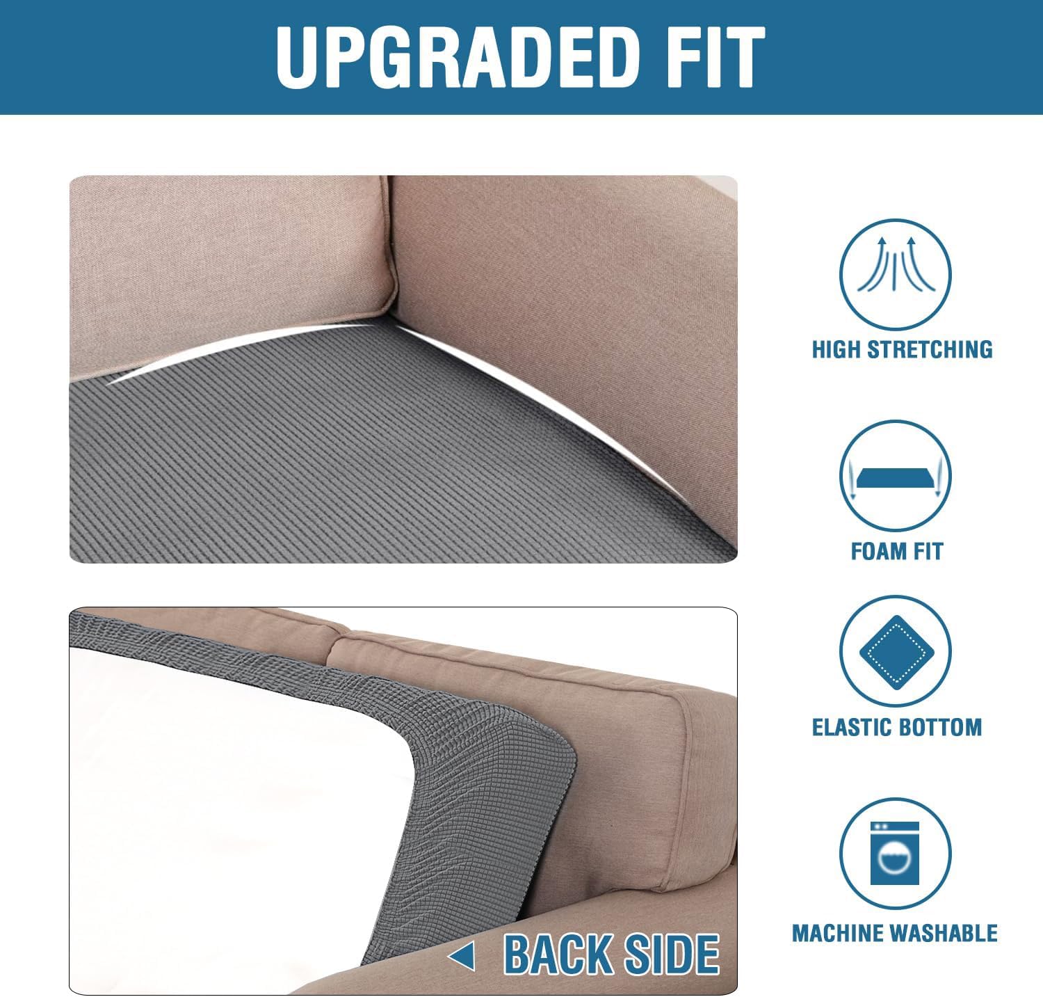 Fácil cuidado H.VERSAILTEX: lavado a máquina y colores que se mantienen.