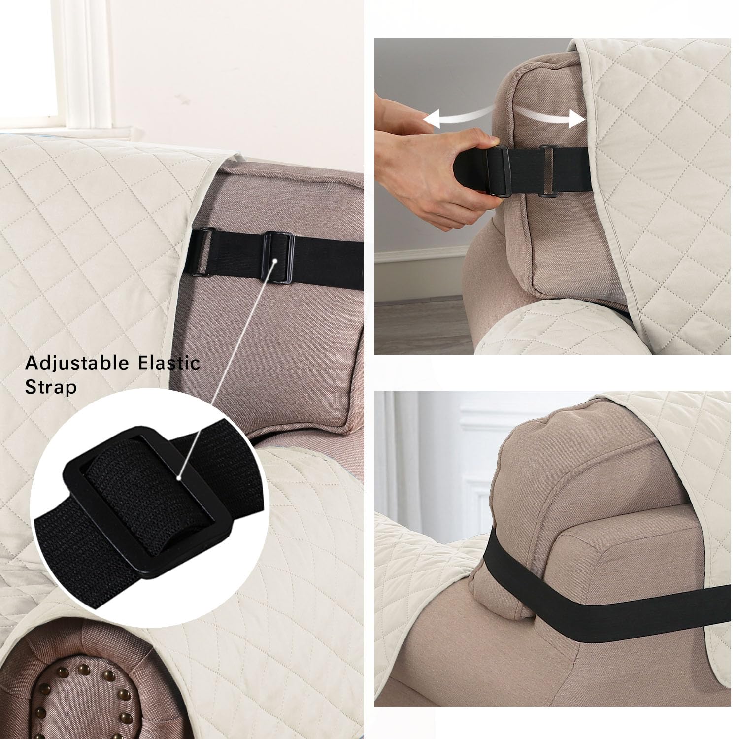 Funda H VERSAILTEX con correa elastica para fijacion segura