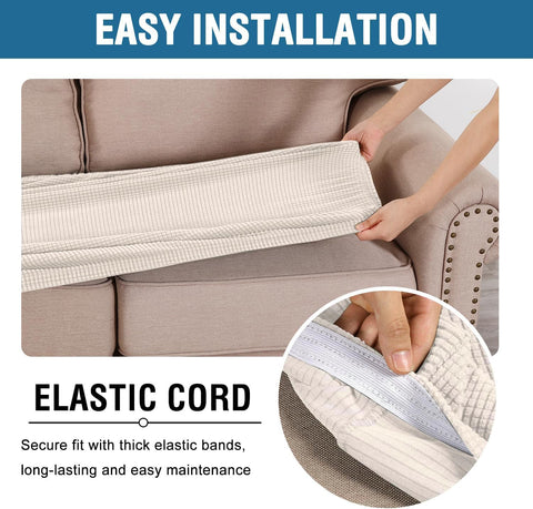 La funda H Versailtex protege contra derrames y desgaste diario Ivory