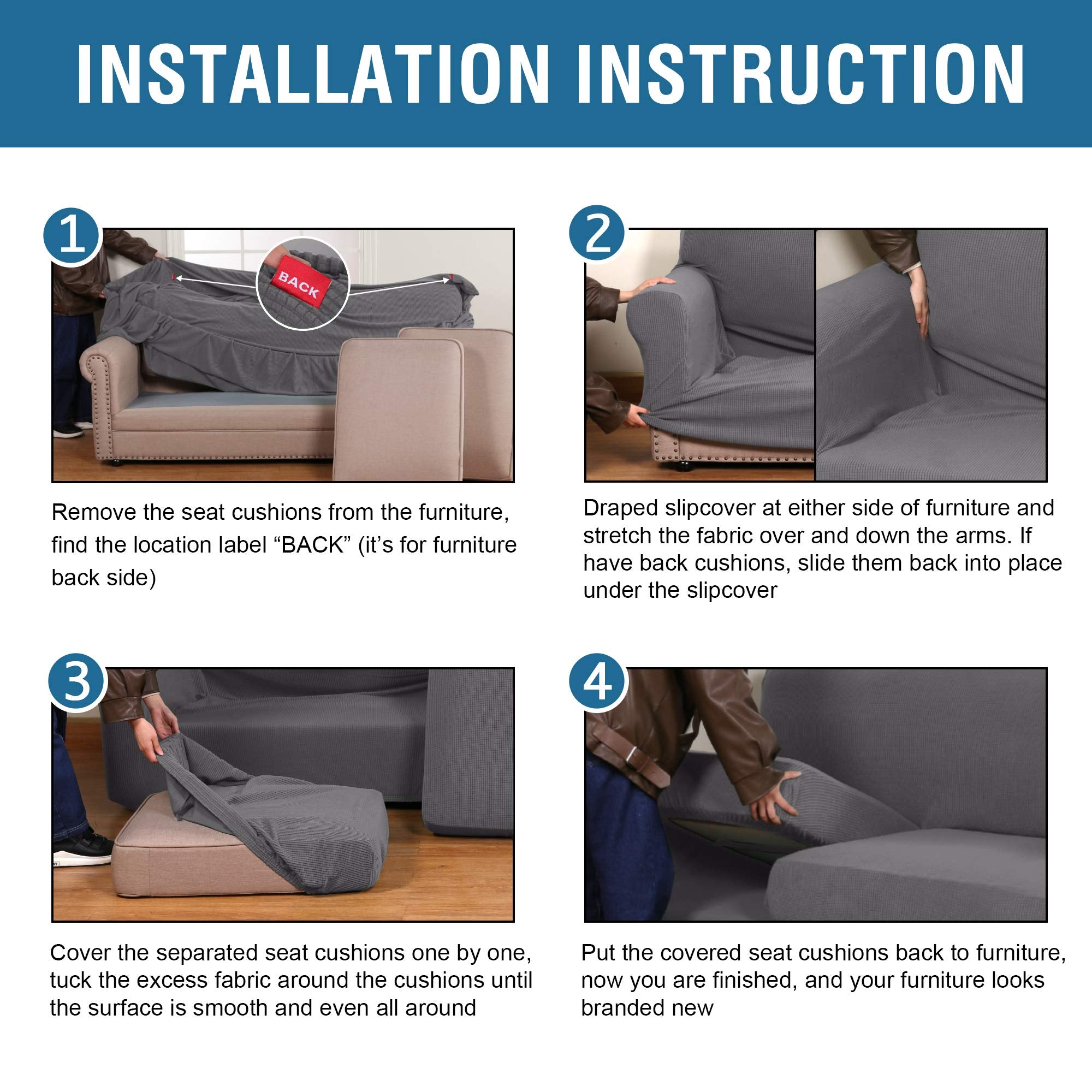 H.VERSAILTEX protección mobiliario: protege sala de estar sin complicaciones