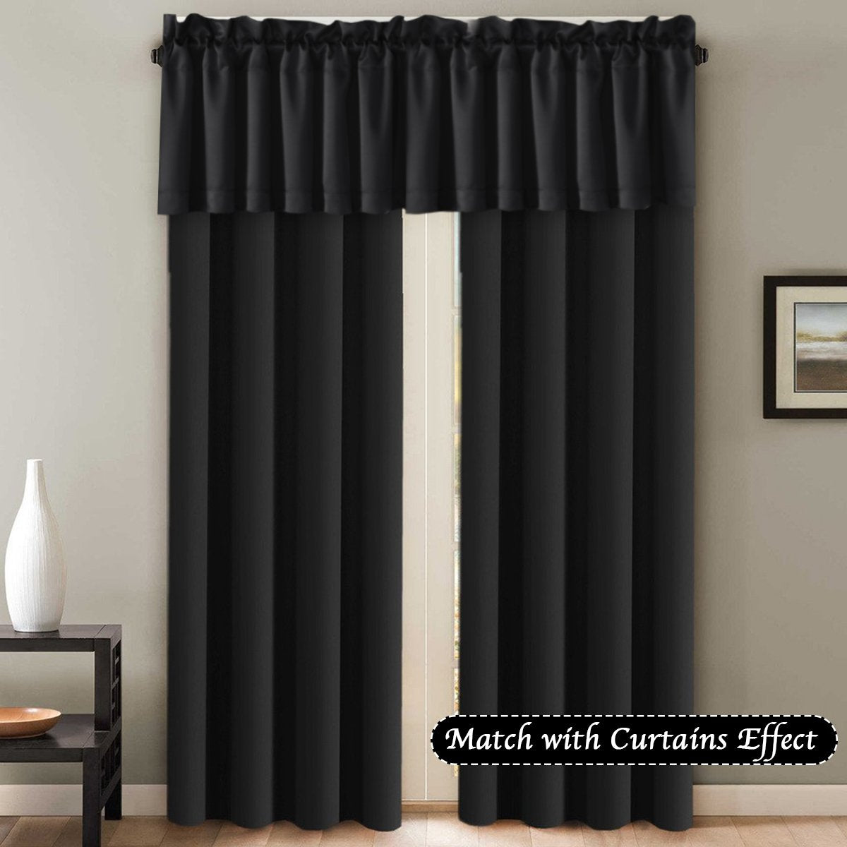 Detalle de tela microfibra negro de H.VERSAILTEX para ventanales