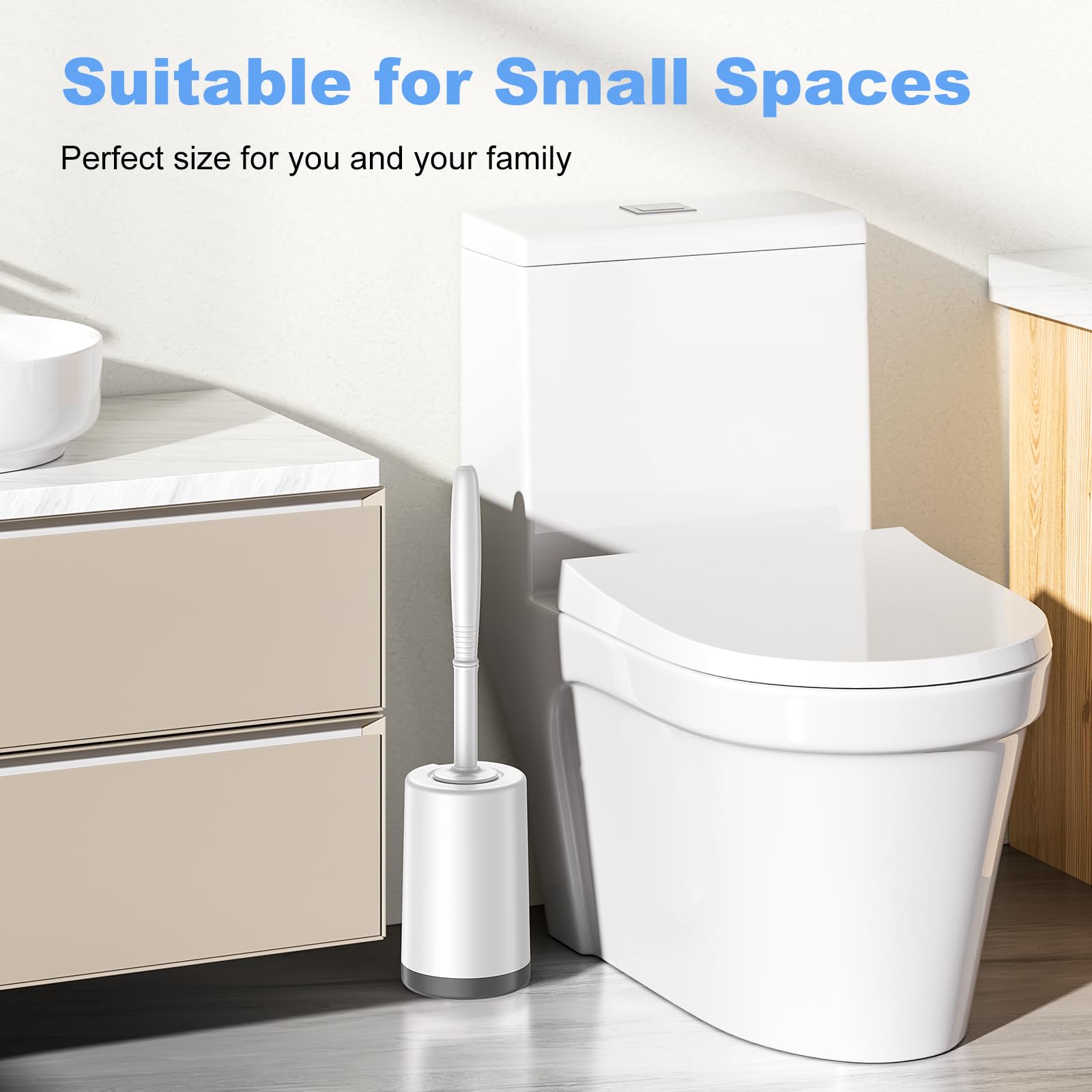 HAMITOR estilo moderno de accesorios para baño que combina con cualquier decoración