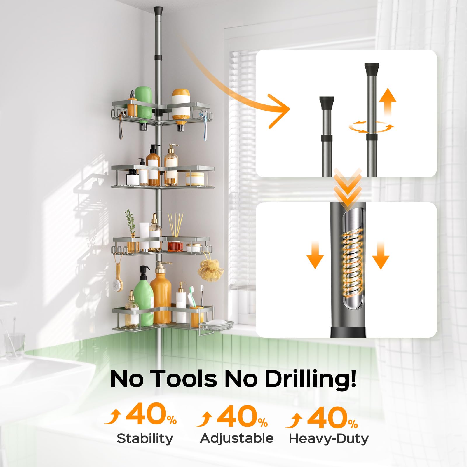 HAMITOR ajuste de clip para niveles, facilita adaptar cada estante a tus objetos.