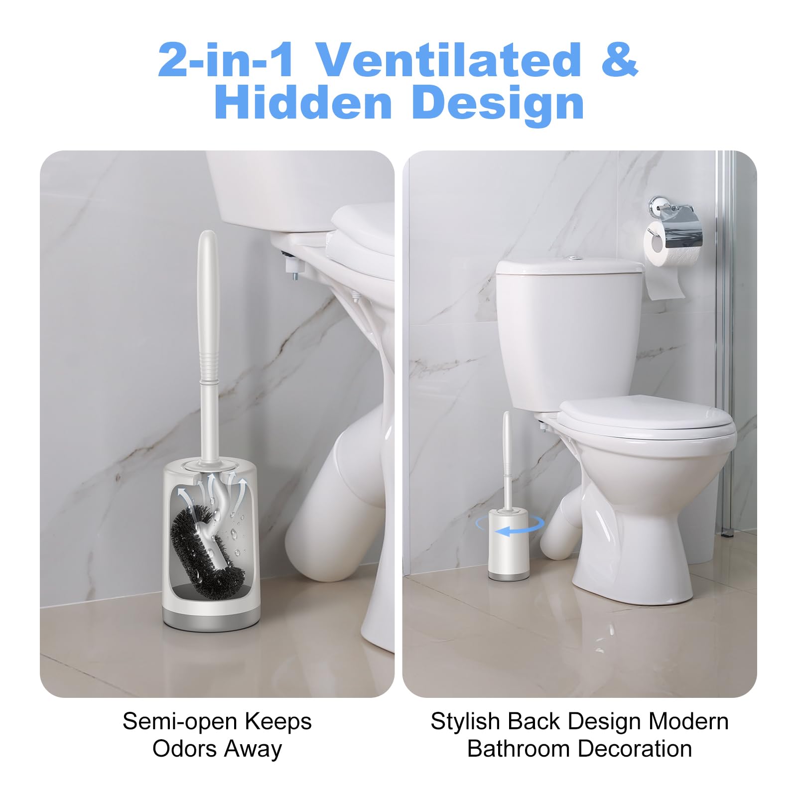 HAMITOR mango ergonómico antideslizante facilita agarre cómodo durante la limpieza