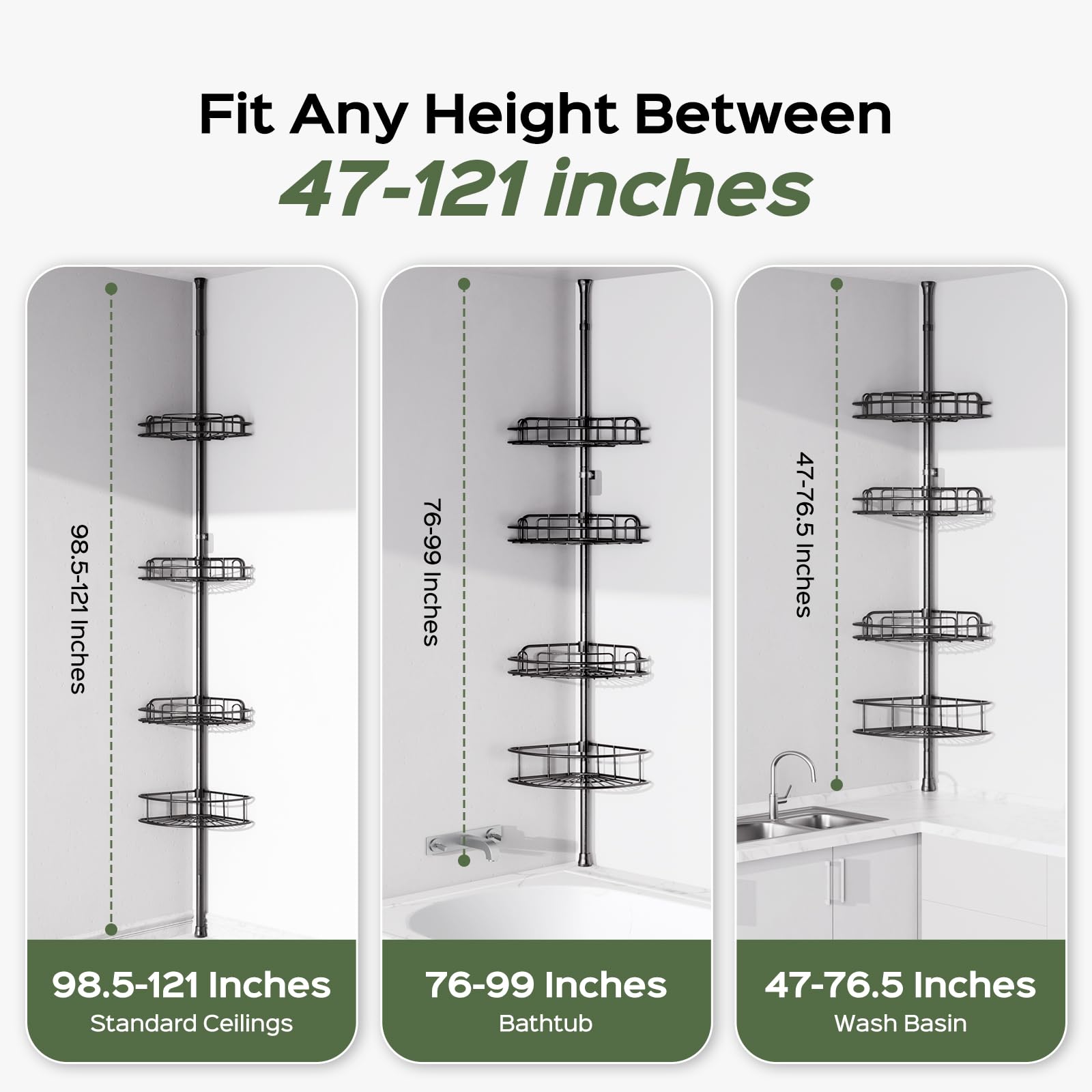 HAMITOR sistema estable con ganchos ocultos para toallas y rasuradoras.