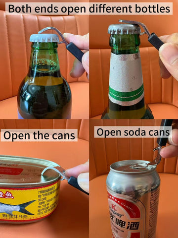 abridor HANCELANT de acero inoxidable para botellas, duradero y ligero