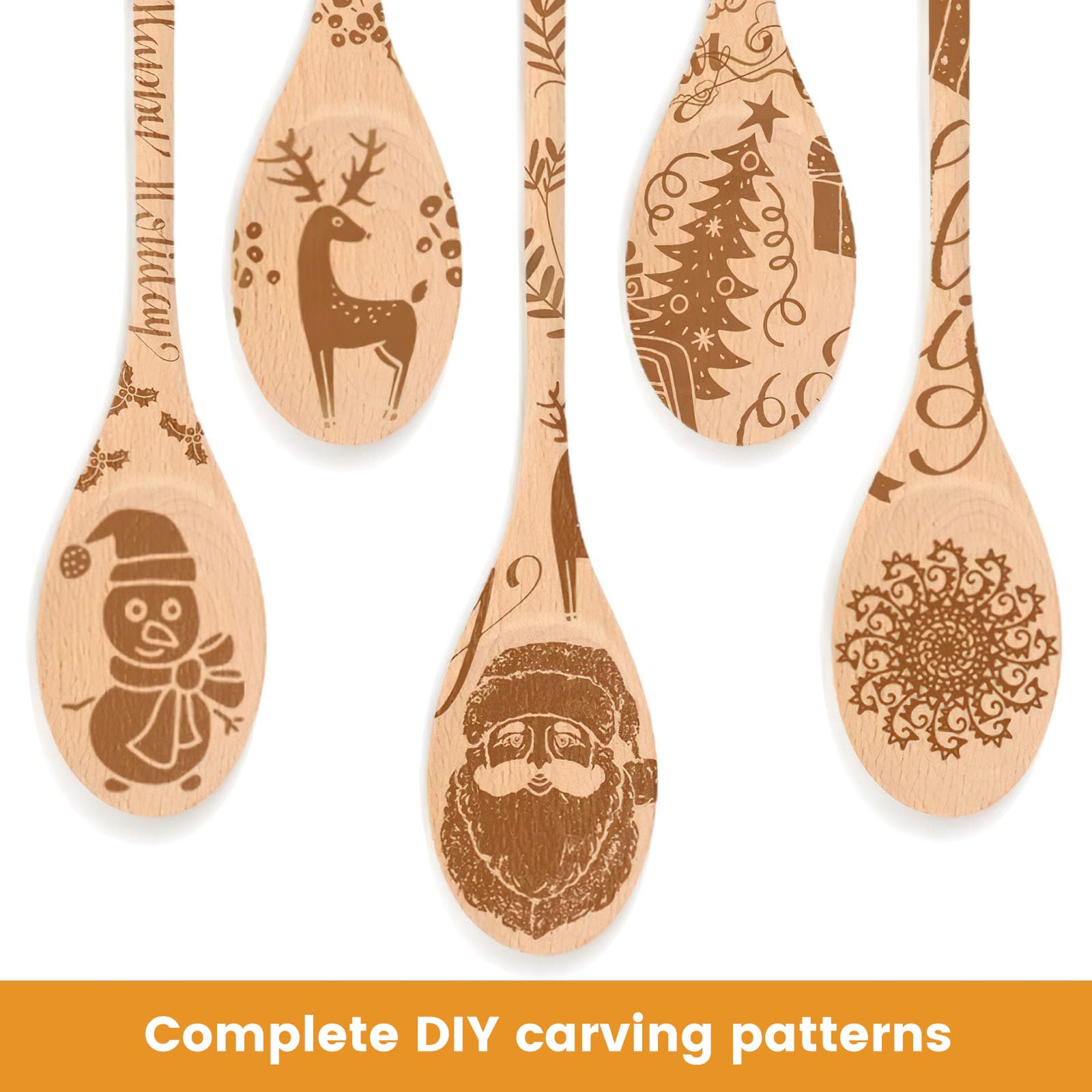 Cucharas HANSGO de madera, opción versátil para hornear y probar sabores.