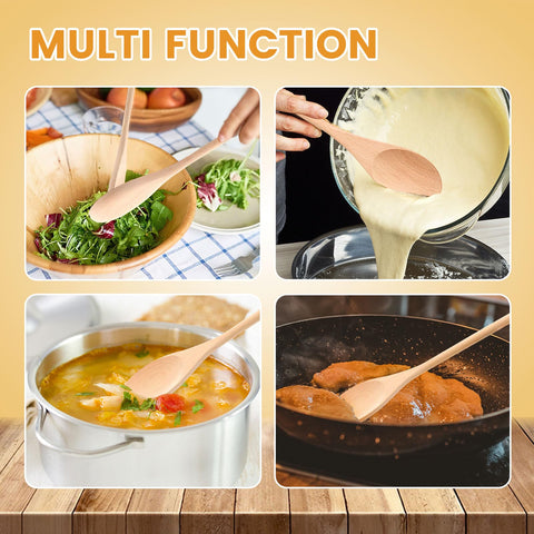 Cucharas de madera HANSGO, diseño auténtico, regalo de cocina hecho a mano.