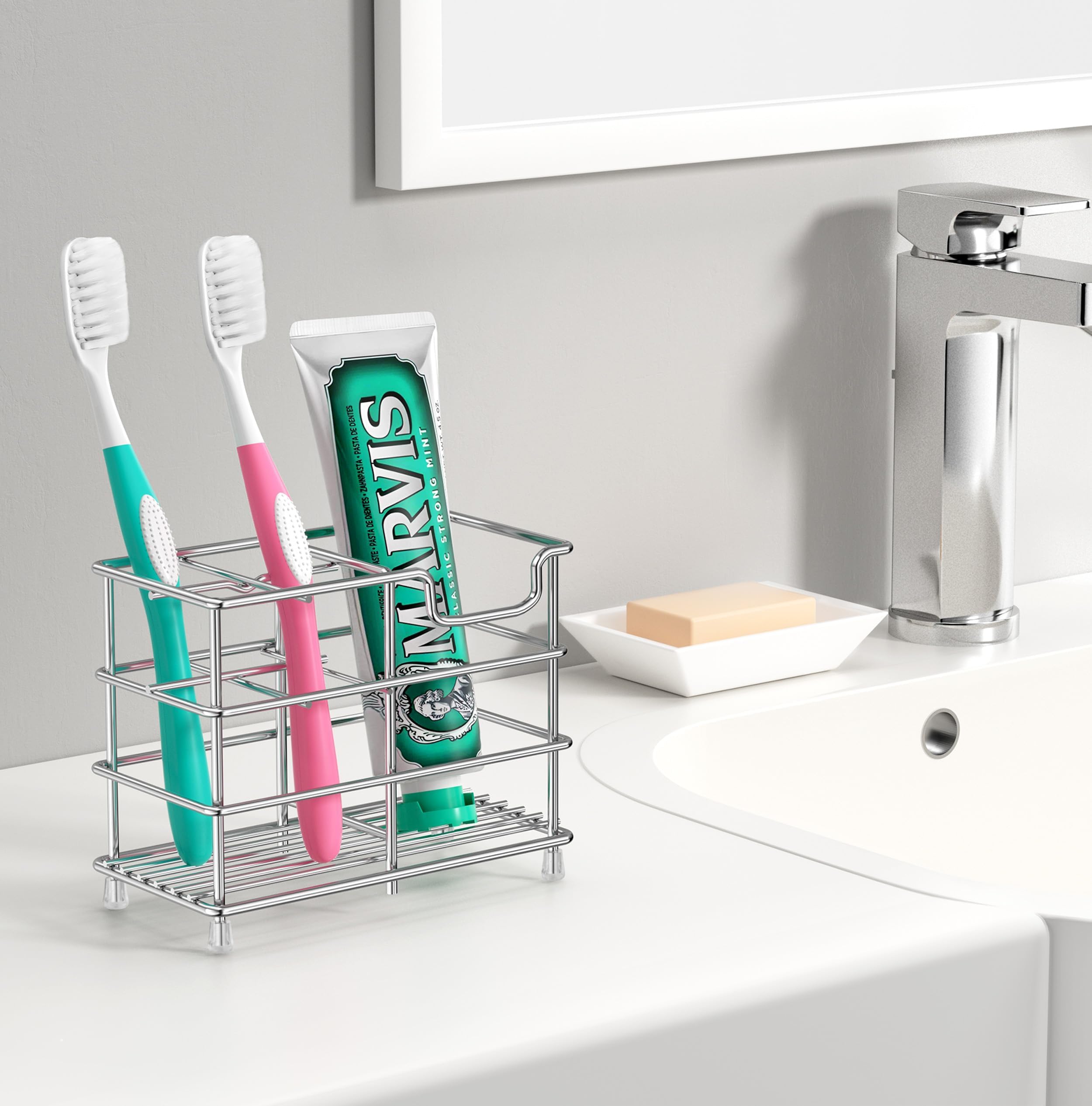 Acabado brillante de HBlife, aspecto moderno para tu baño.