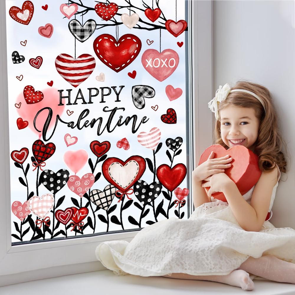 Heirloom Haven: diseño de doble cara para ventana, colores visibles desde cualquier lado.