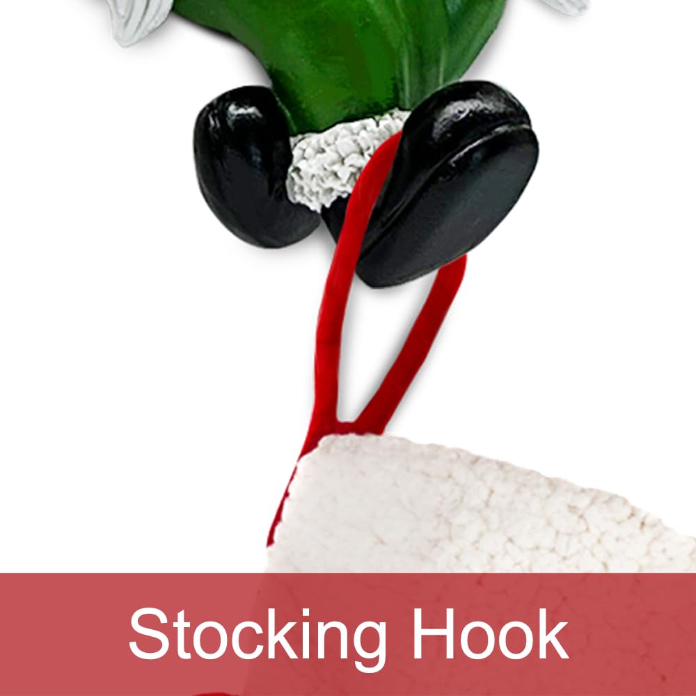 Hexagram calcetines navideños para mantel: porta calcetines sólido para regalos y dulces.