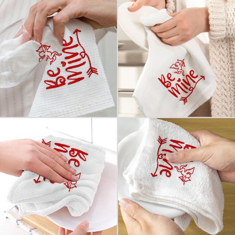 Hexagram toallas de baño Valentinas, regalo único para ocasiones especiales.