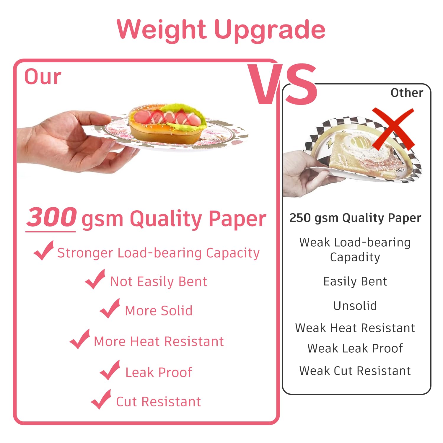 Platos de papel Highland Cow de 7 pulgadas, duraderos y elegantes.