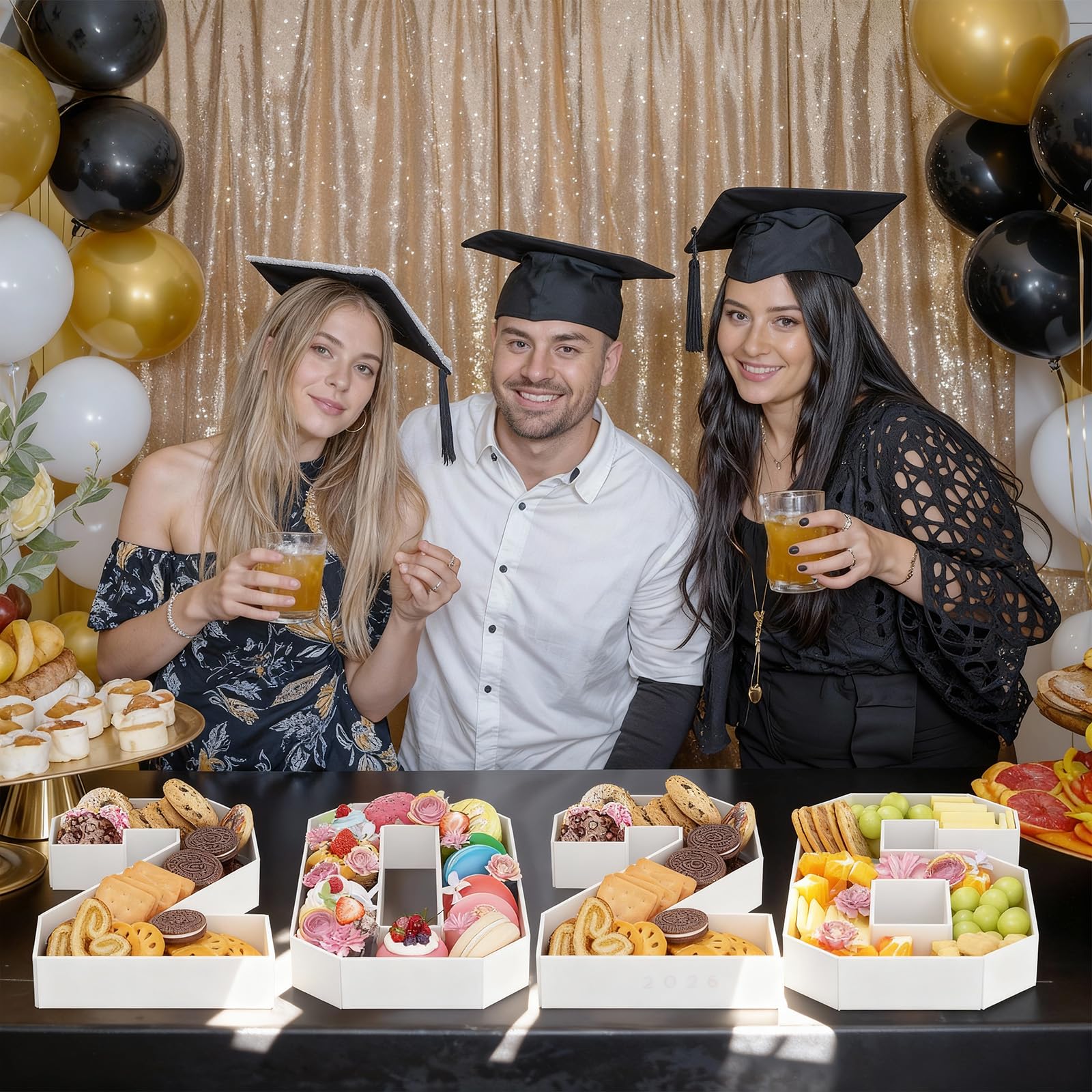 HILAVO Centro de mesa atractivo 2026, opción reutilizable para futuras celebraciones.