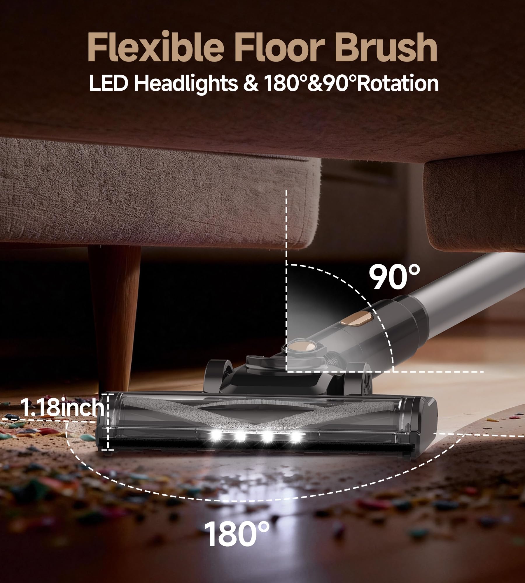 Cepillo anti-enredos de Hivroo N17 evitando pelos en mascotas.