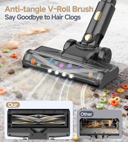 Sistema de filtración 5 capas de Hivroo N17 captura polvo y alérgenos.