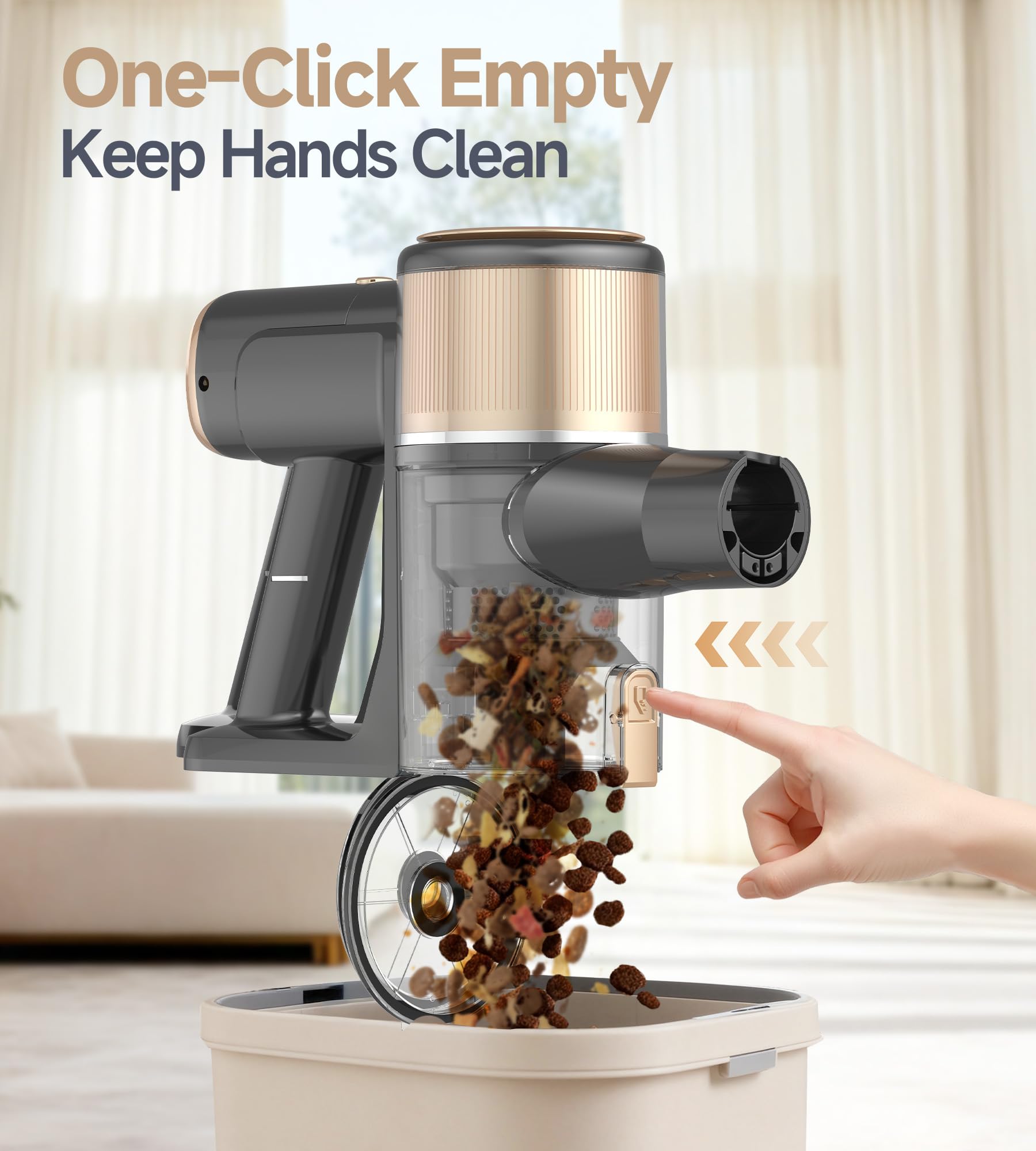 Hivroo N17, ligero y fácil de usar en suelos duros y alfombras.