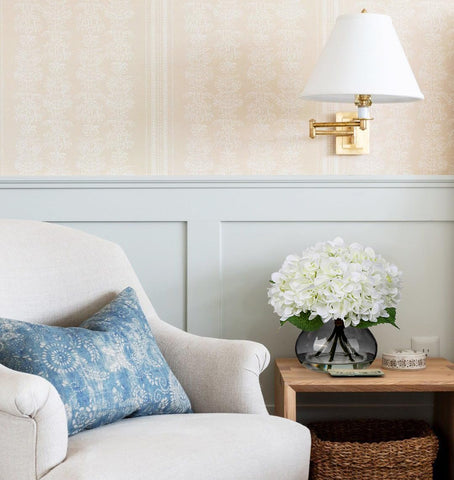 Hollyone hortensia artificial, dimensiones 9x9 para espacios compactos.