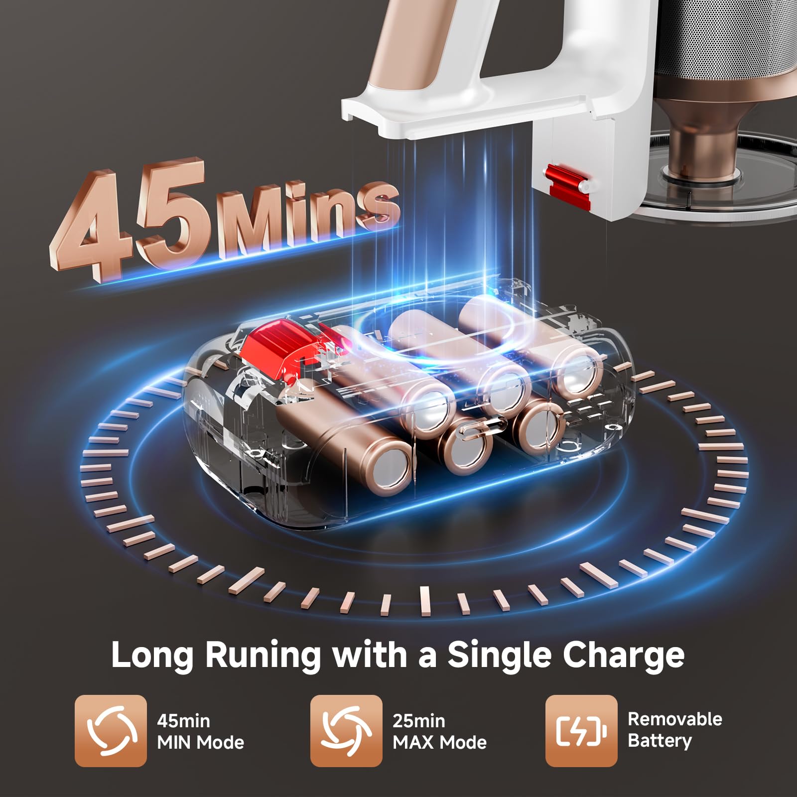 Honki aspiradora 8 en 1 con accesorios para uso en coche y hogar.