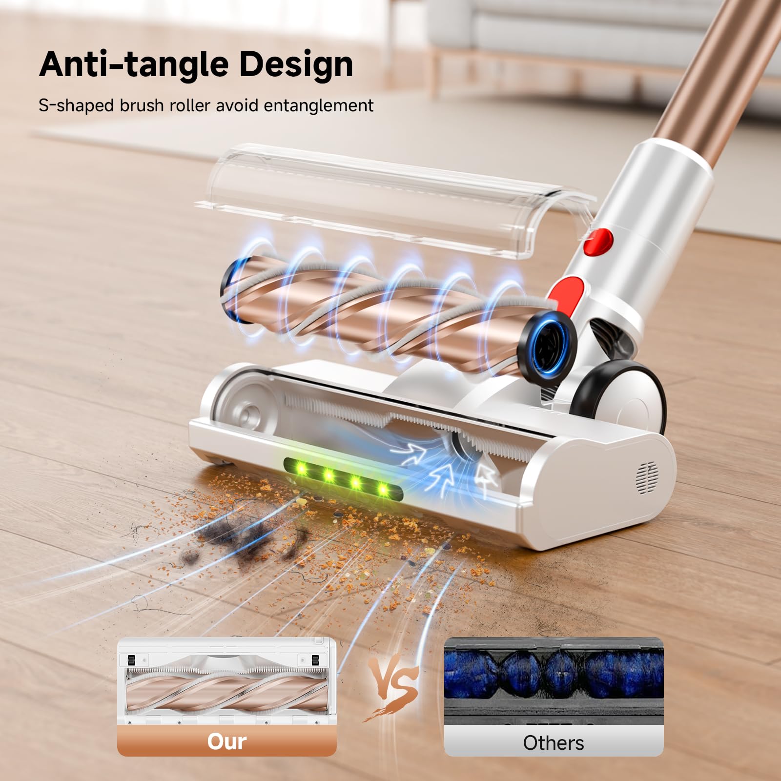 Honki montaje en pared incluido para almacenamiento ordenado.