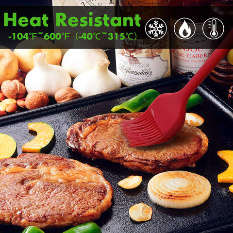 Pinceles HOTEC con cerdas de silicona 60, duraderas y sin pelusas.