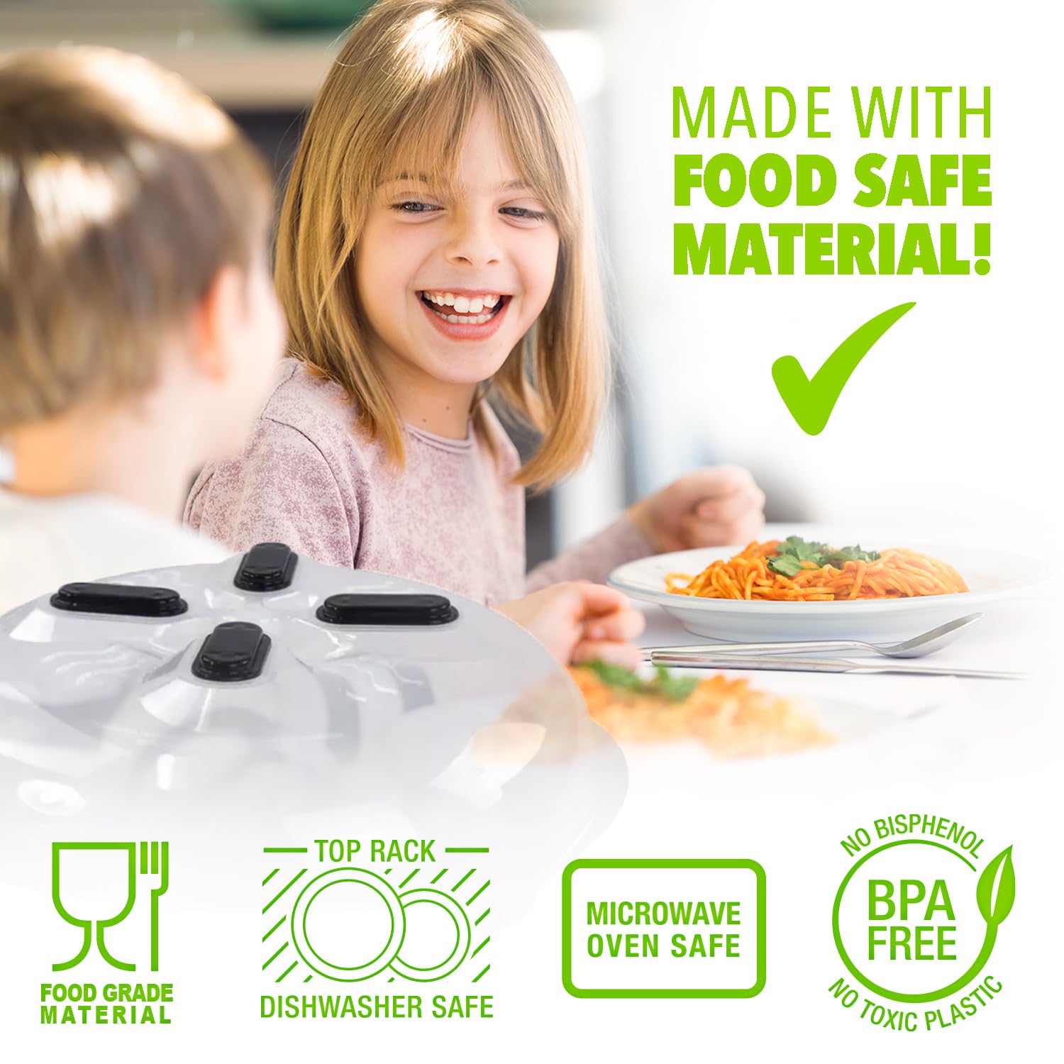 HOVER COVER compatibilidad con microondas populares