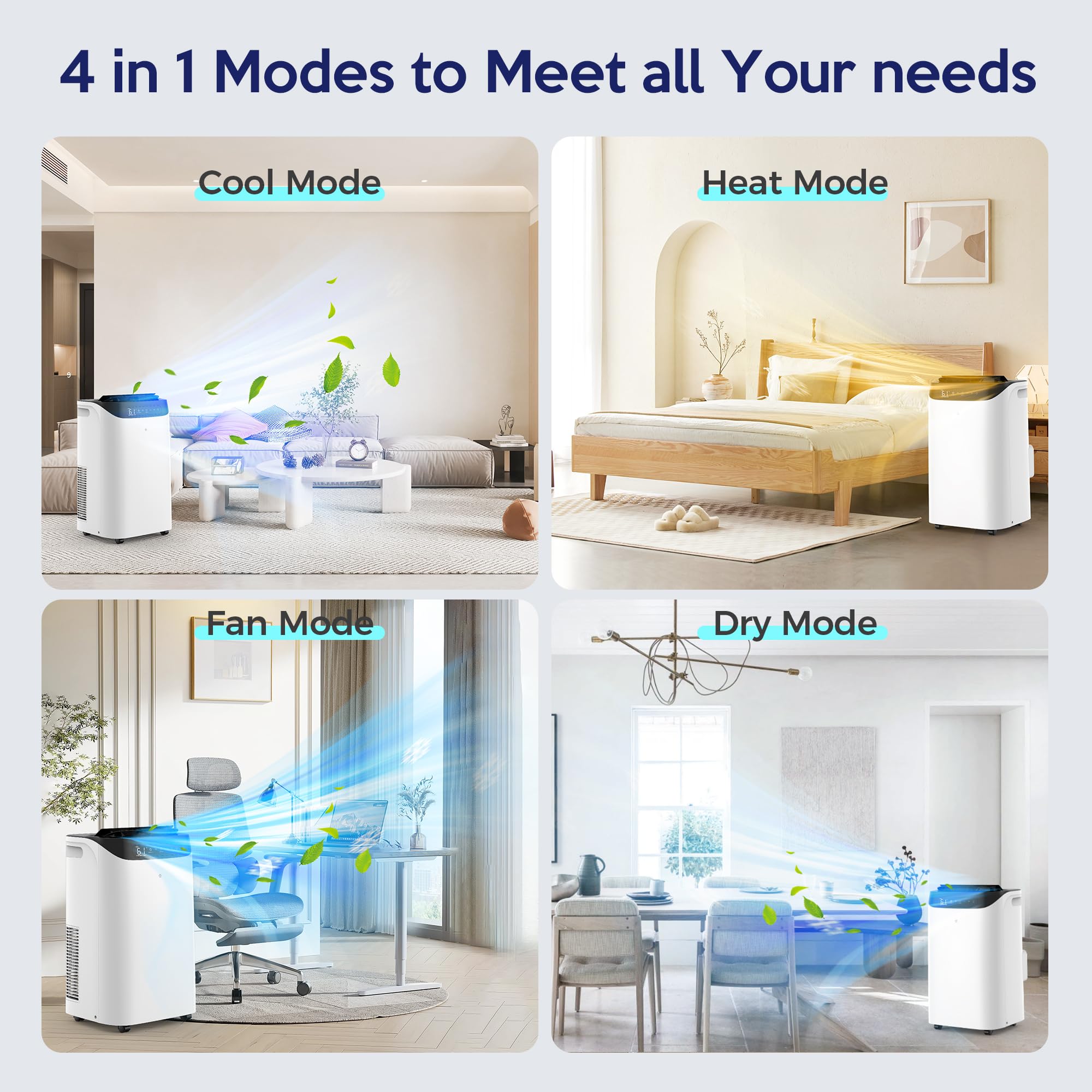 Humhold control remoto y pantalla LED para ajustar temperatura desde el sofá.