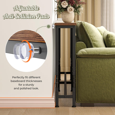 Huuger consola acabado madera vintage combina con estilos modernos.