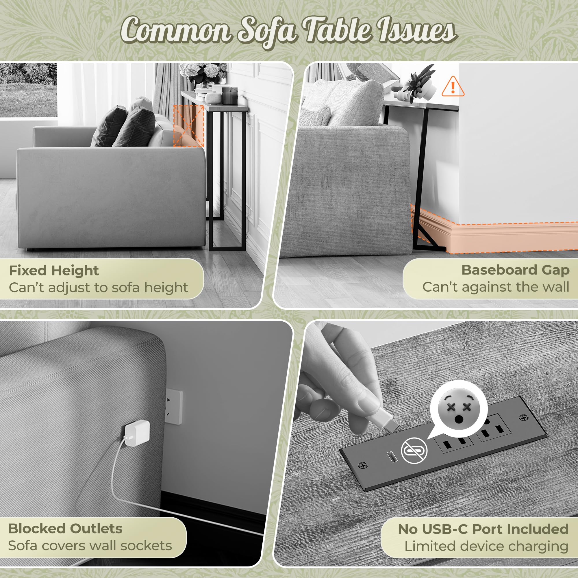 Huuger consola con kit anti-vuelco para mayor seguridad diaria.