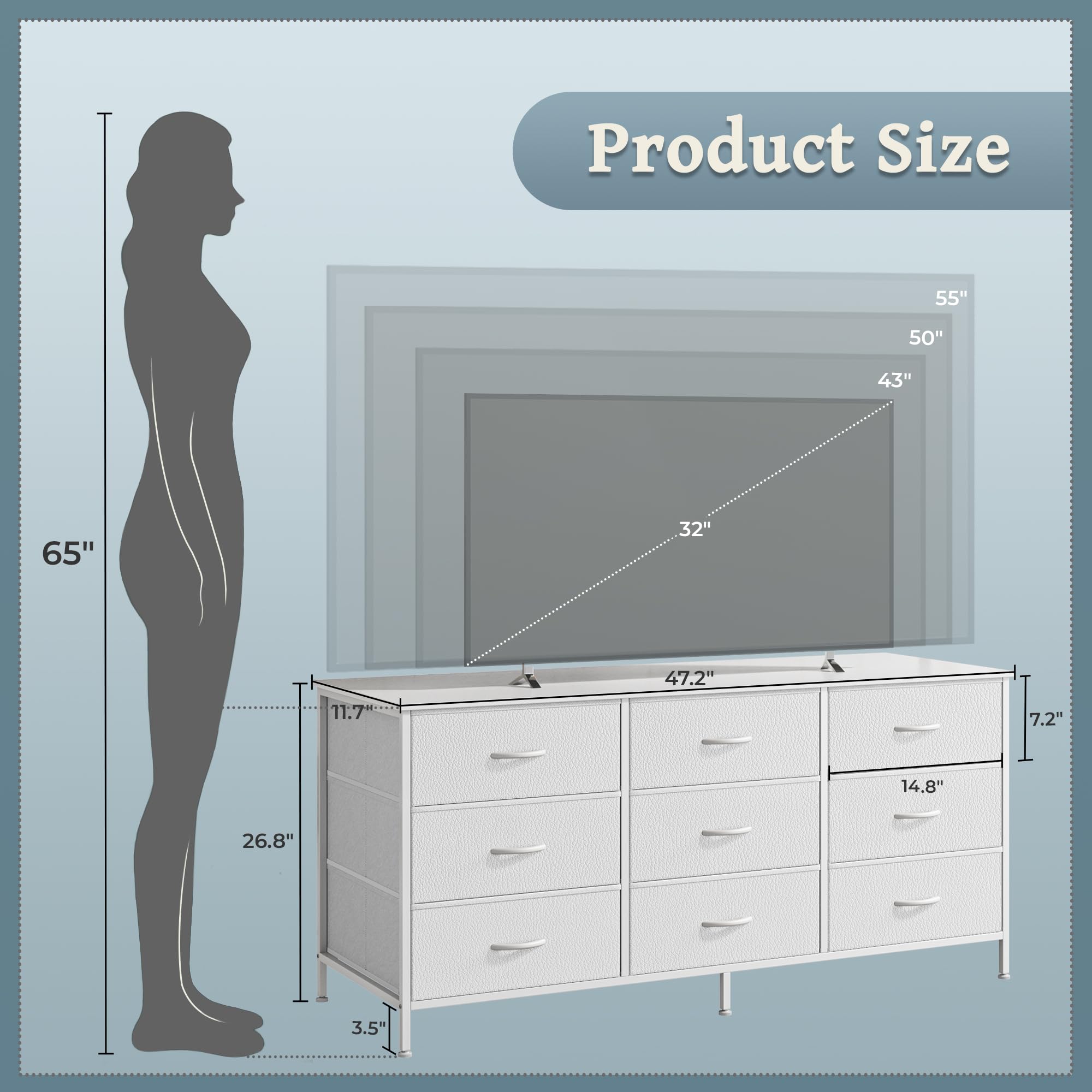 Huuger superficie de PU cuero blanca y facil limpieza