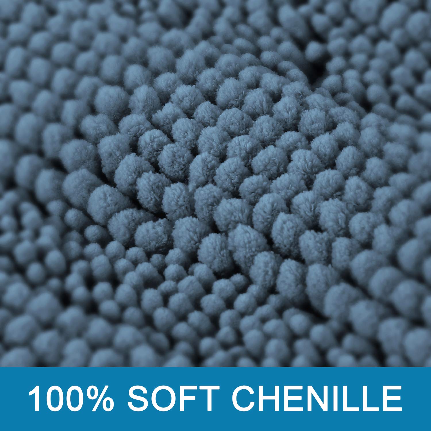 Alfombra antideslizante H.VERSAILTEX con respaldo seguro para baños.