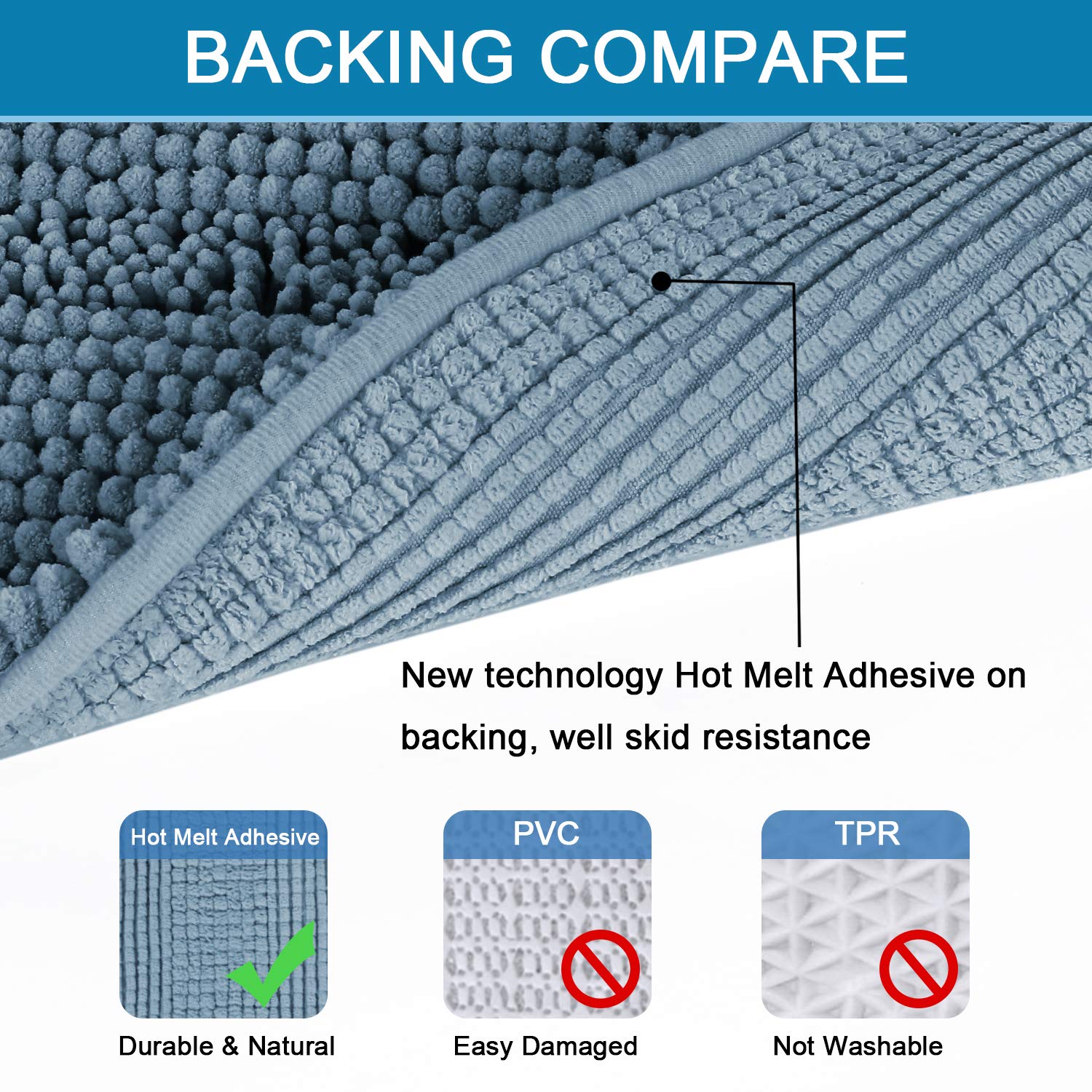Alfombra H.VERSAILTEX de diseño vibrante, añade color al baño.