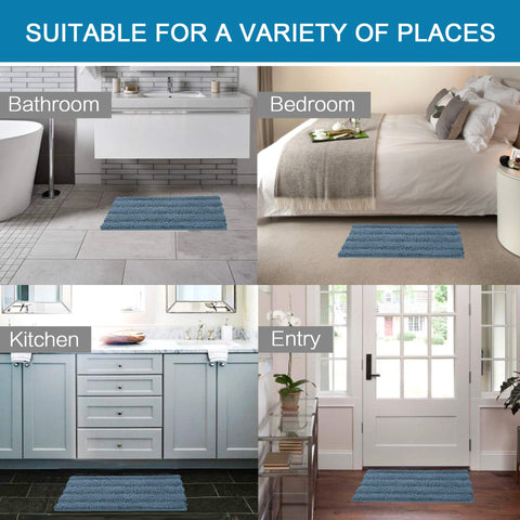 Alfombra lavable H.VERSAILTEX, fácil cuidado y secado rápido.