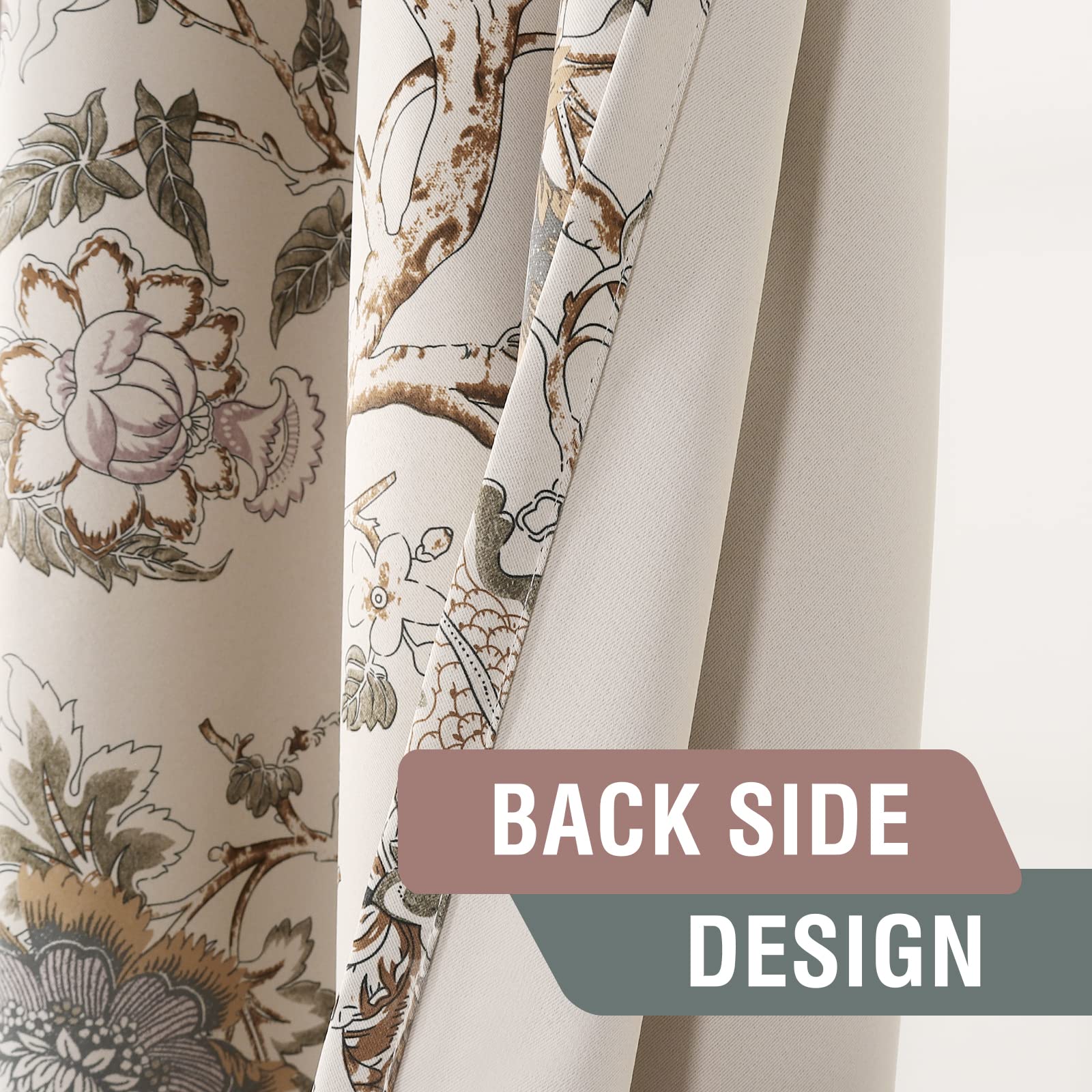 Acabado suave H.VERSAILTEX en tono salvia-marrón