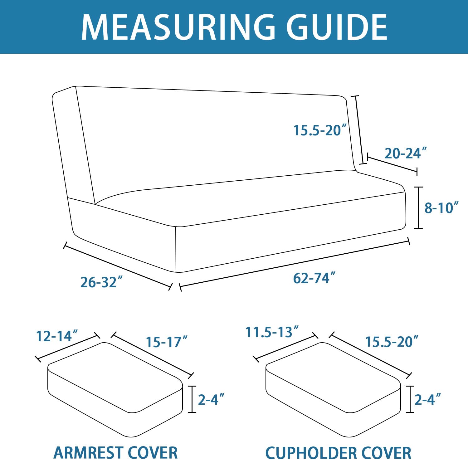 H.VERSAILTEX cubre futón con portavasos integrados facilita uso diario