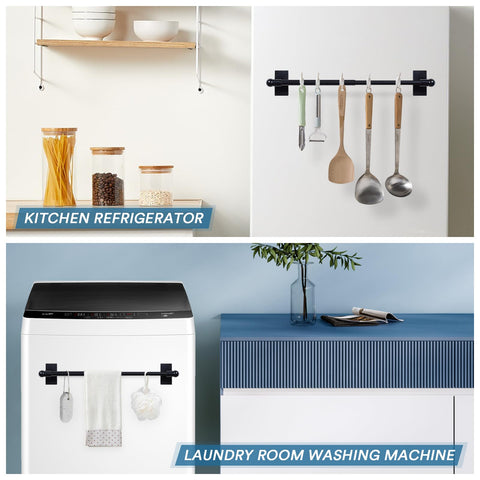 Dos barras magnéticas en paquete para mayor flexibilidad de organización