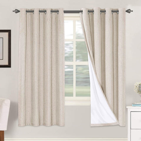 Cortinas H.VERSAILTEX con oscurecimiento total para dormir sin interrupciones