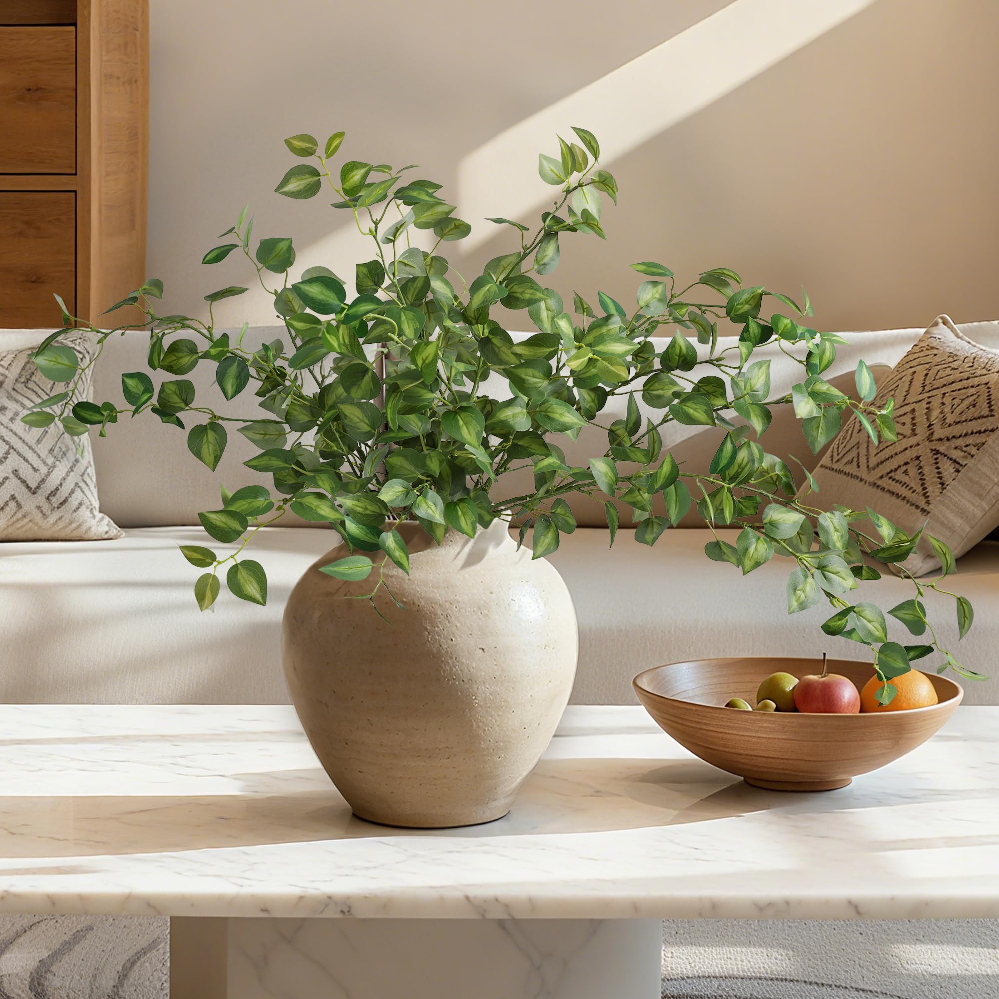 Ramas de eucalipto artificial HyeFlora para cestas y composiciones