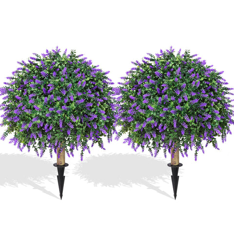 HyeFlora topiario bola lavanda interior, elegante en interior