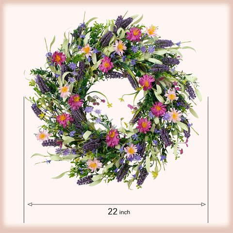  corona Idyllic para decoración interior y exterior del hogar, aspecto realista