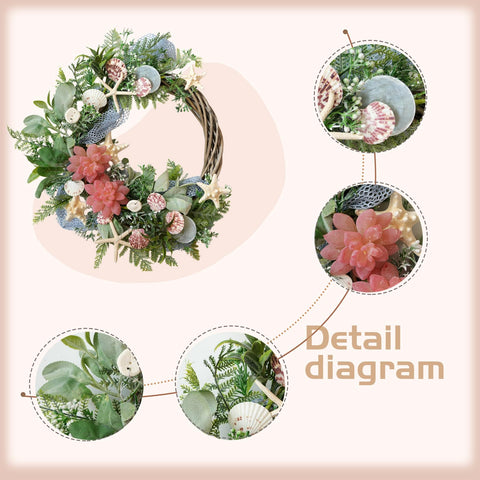 Idyllic Corona Shell base de pino y eucalipto aporta textura natural.