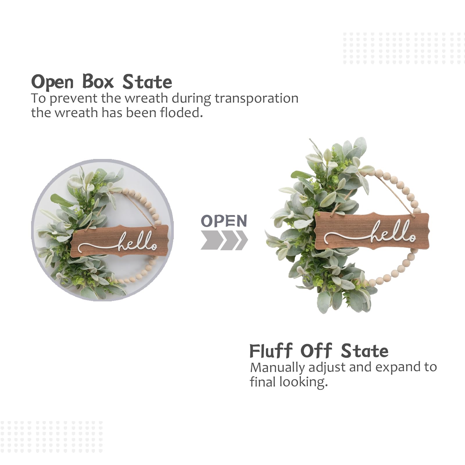 Idyllic detalles de cuentas y hojas realzan un ambiente rústico