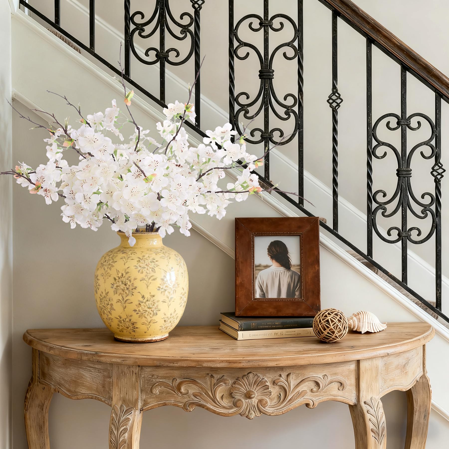 INXUGAO rama cerezo falsa 18-11 pulgadas ideal para decoración vertical