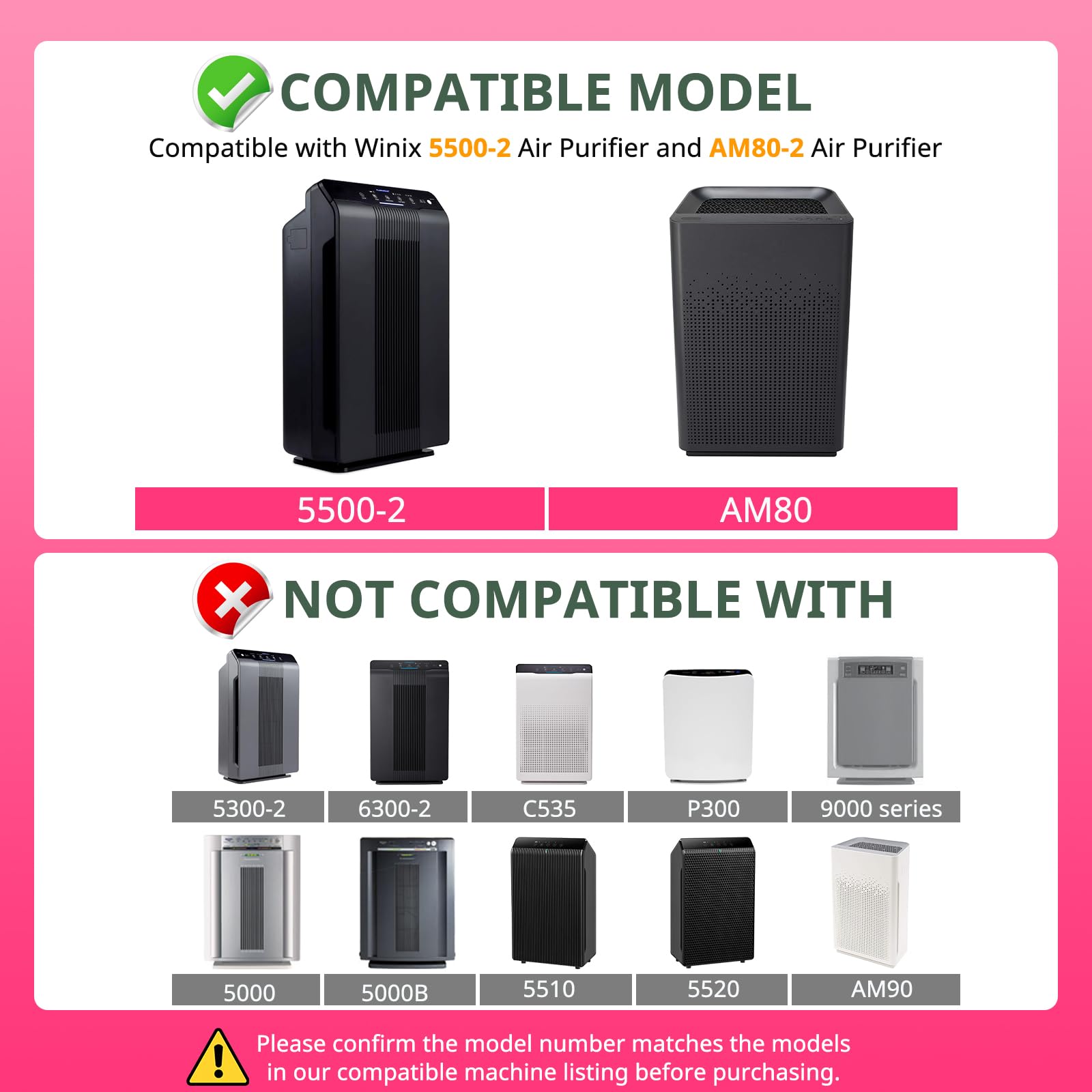 isinlive 5500-2 AM80 compatibilidad filtro fiable para AM80 y 5500-2