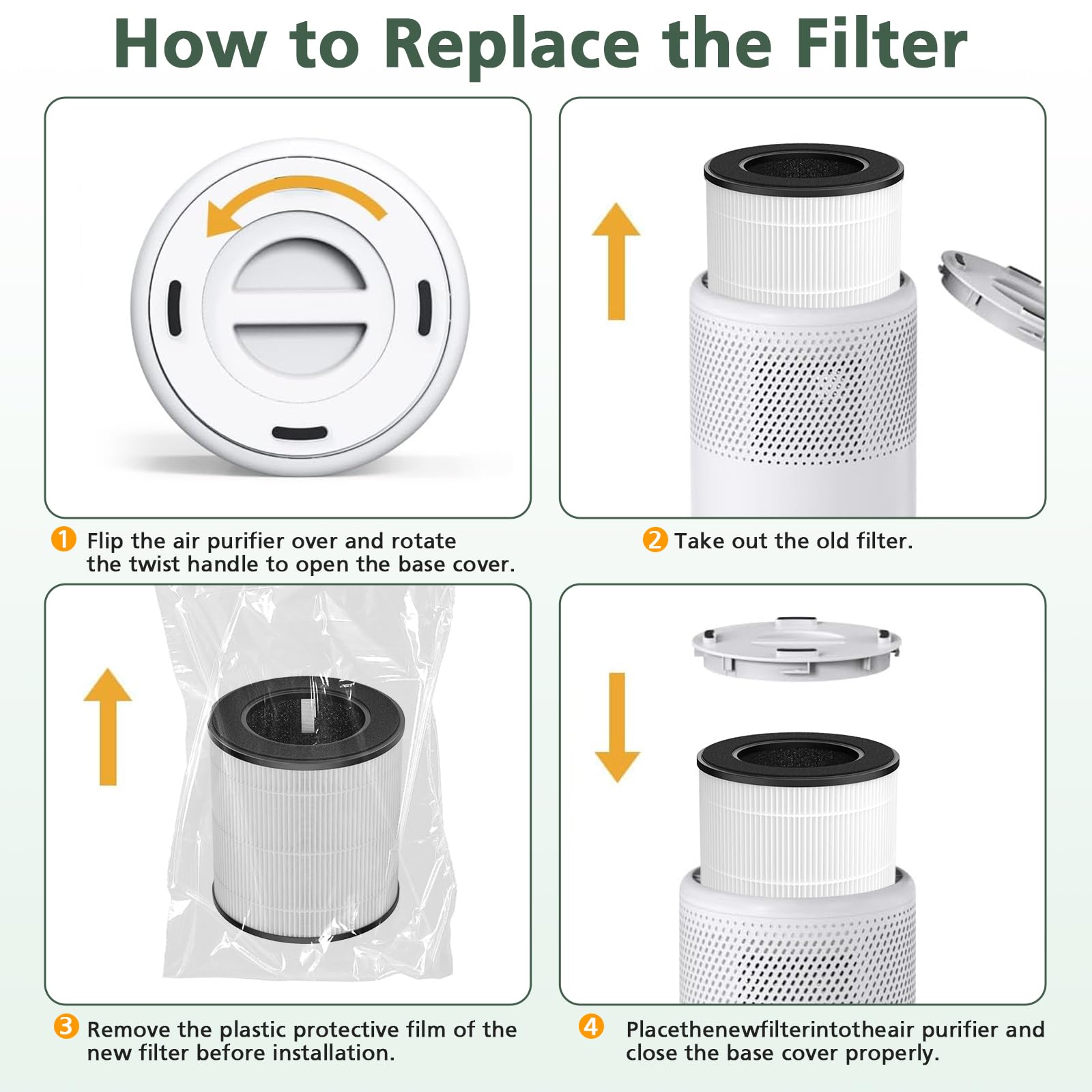 isinlive B-D02U compatible con MOOKA KOIOS VEWIOR para purificación confiable.