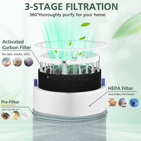 isinlive carbono activado 311i-max: reduce olores como cocina y humo.