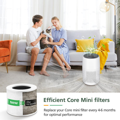 isinlive Core Mini: materiales de alta calidad y carbón activado para rendimiento